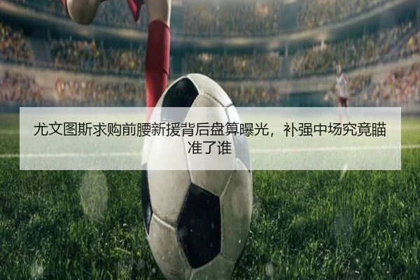 尤文图斯求购前腰新援背后盘算曝光，补强中场究竟瞄准了谁
